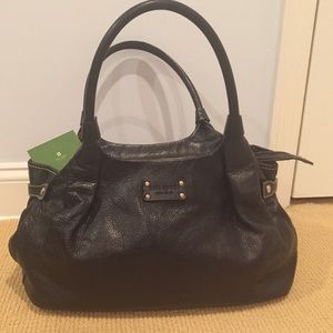 kate spade Black Leather Stevie