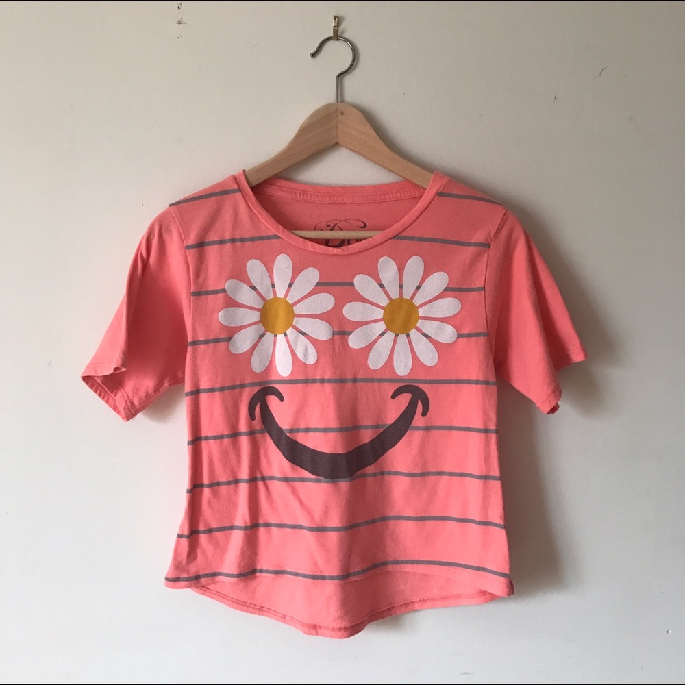 Cropped Floral Daisy Top