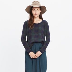 Madewell Plaid Pullover Sweater