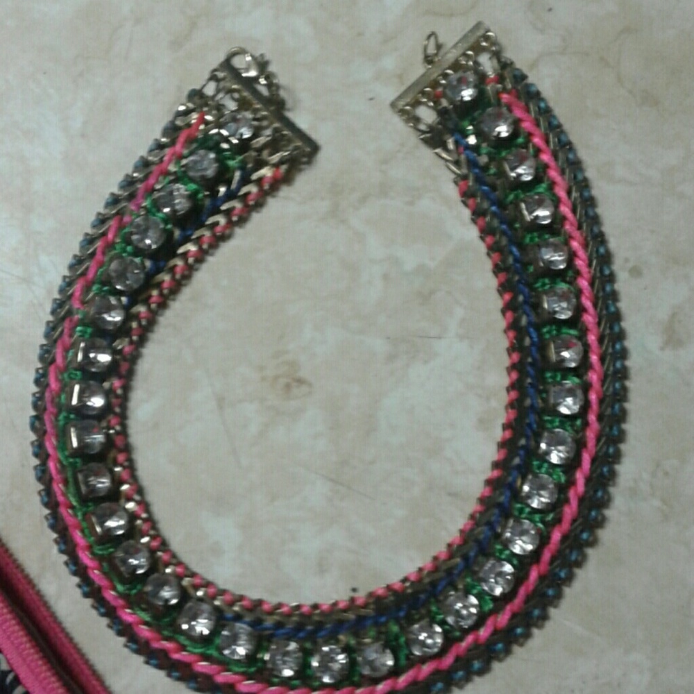 GOLD Multicolored choker