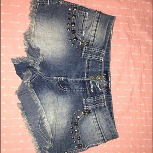 Denim Short shorts from Macys