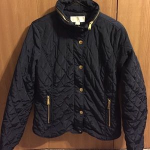 Warm, Trendy Navy Blue Michael Kohrs Jacket