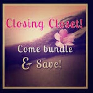 Closing closet January 31st. Everything must go.