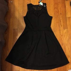 Stitch fix. Papermoon black lace knit dress
