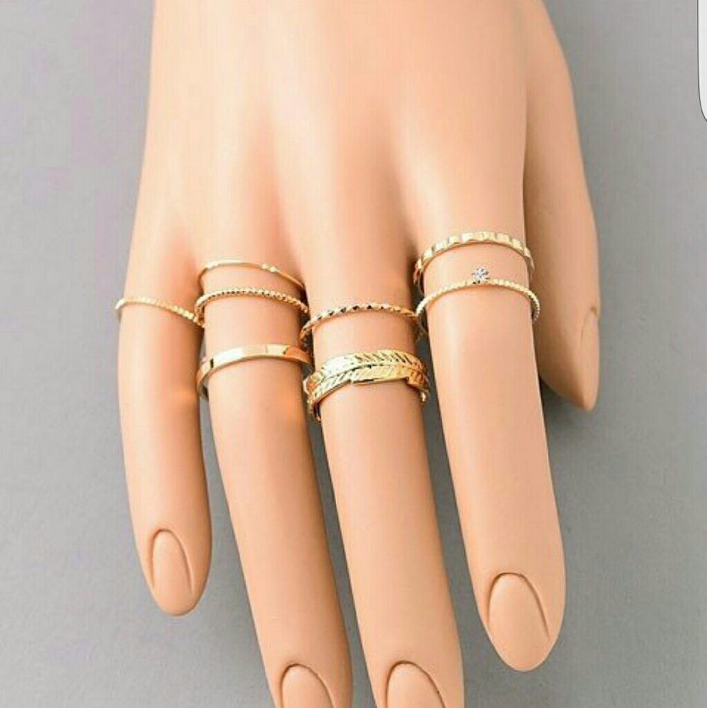 Gabby Midi Ring Set - Picture 2 of 3
