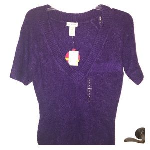 NWT Arizona purple sweater size L