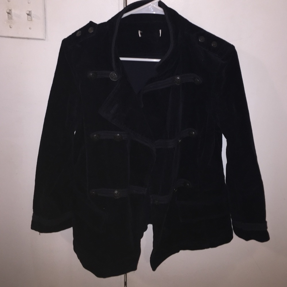 Navy Corduroy Naval Jacket