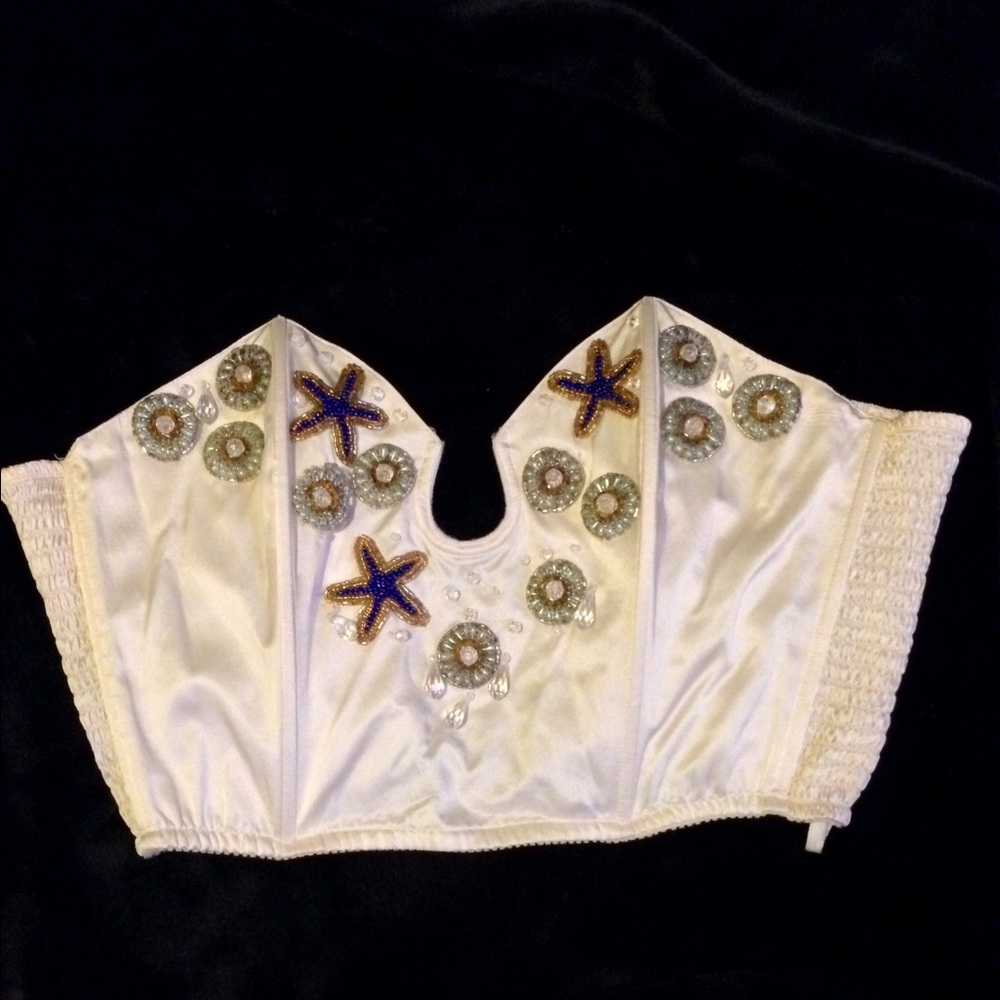 Victoria's Secret Silk Embellished Bustier