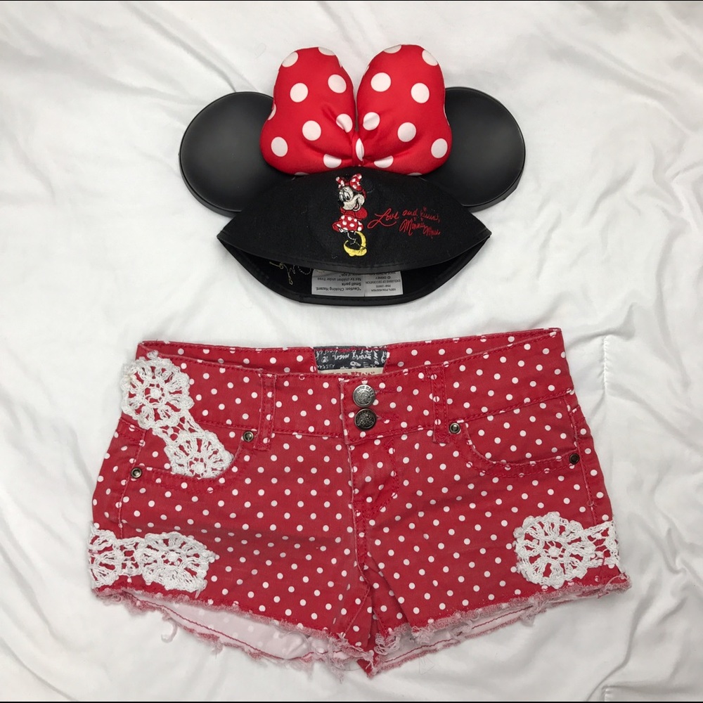 Polka Dot Mini Shorts (Minnie Mouse Inspired)