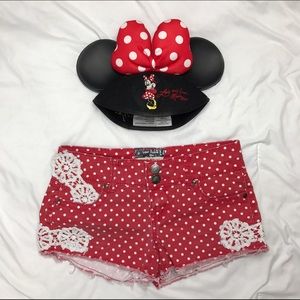 Polka Dot Mini Shorts (Minnie Mouse Inspired)