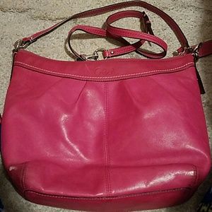 Magenta Coach Crossbody