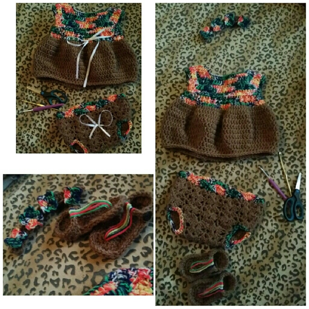 Crochet Dolly Set