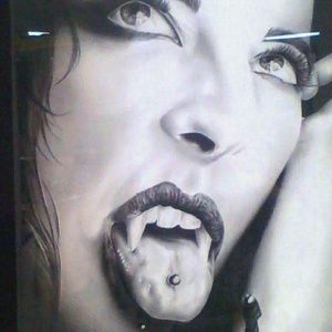 Graphite pencil drawing on an illustration board