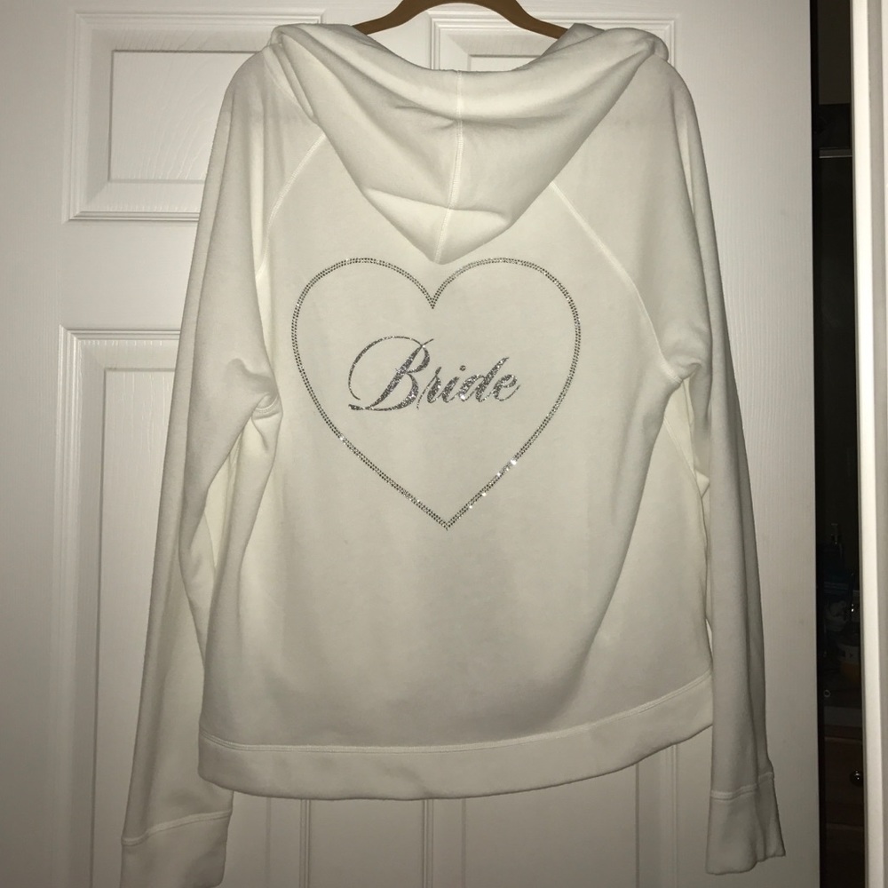 "BRIDE" Zip up hoodie