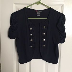 Crop top cardigan