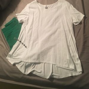Old Navy Brilliant white tunic