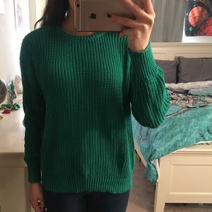 American Apparel Cable Knit Sweater