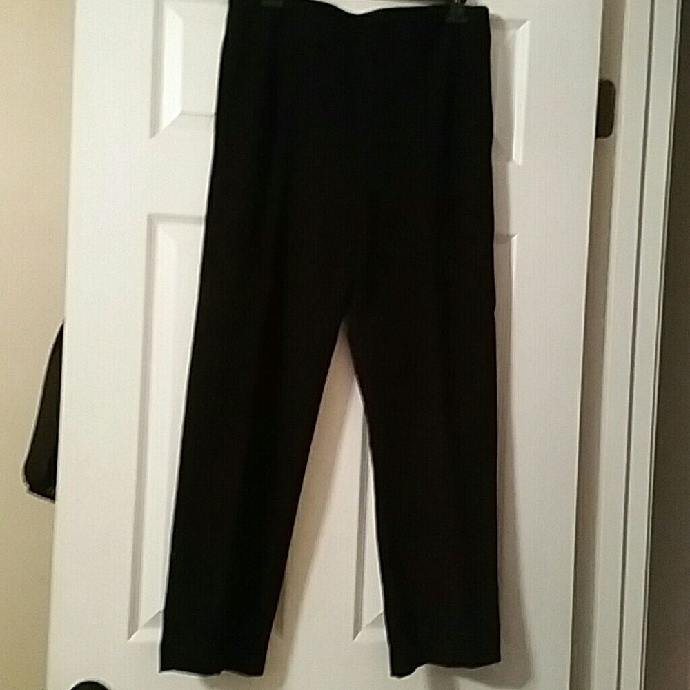 Comfy Straight Slacks - Black