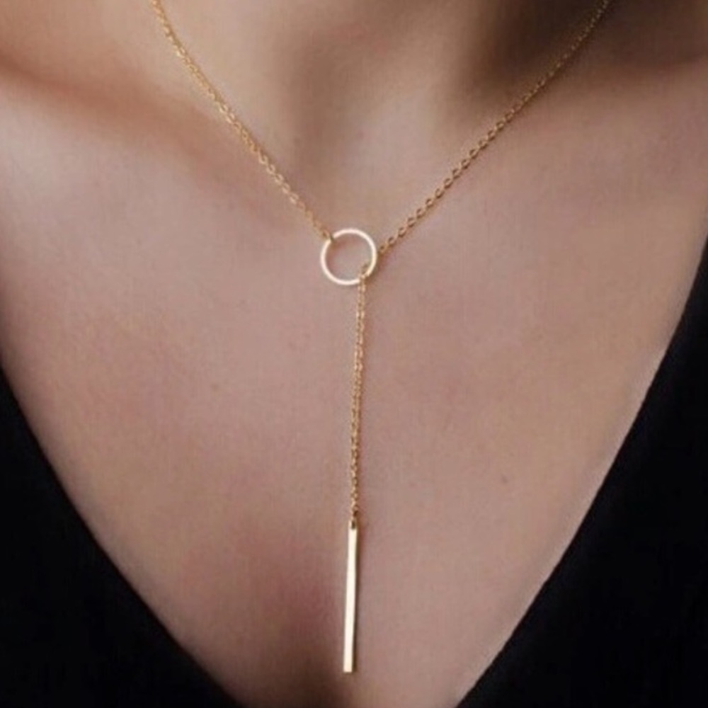 *RESTOCKED* Gold & Silver Lariat Bar Necklaces