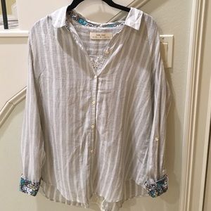 Anthropologie button down shirt