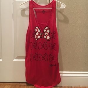Red Disney tank top
