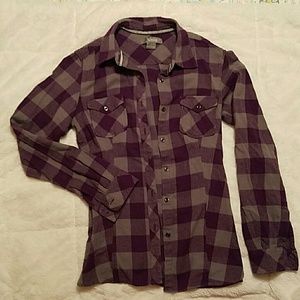 Plaid button up shirt