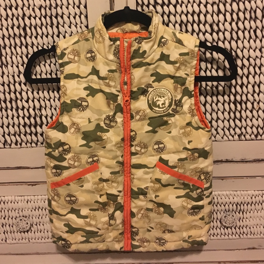 😍TIMBERLAND vest. Boys size 6