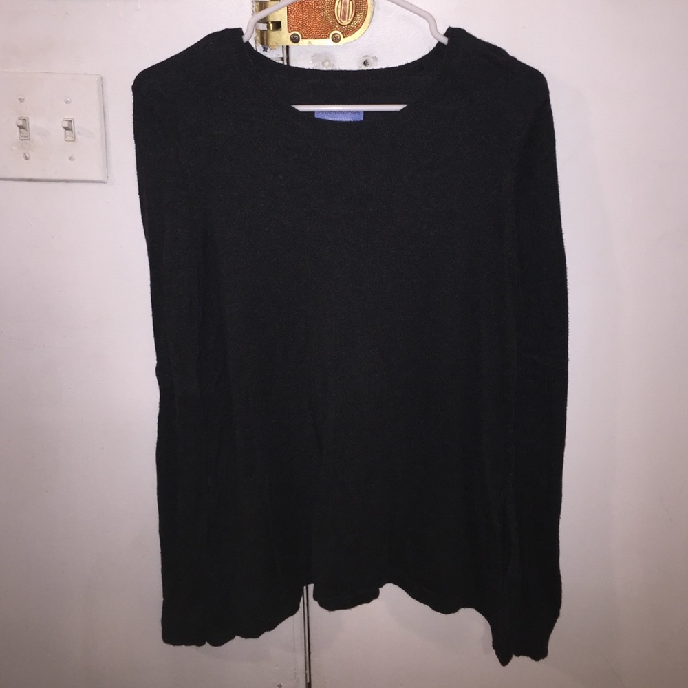 Simply Vera Vera Wang Gray Sweater