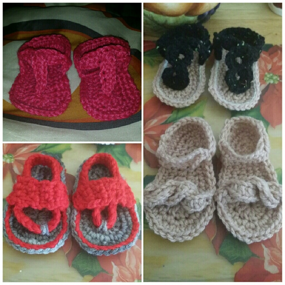 Crochet Slipper Sandals
