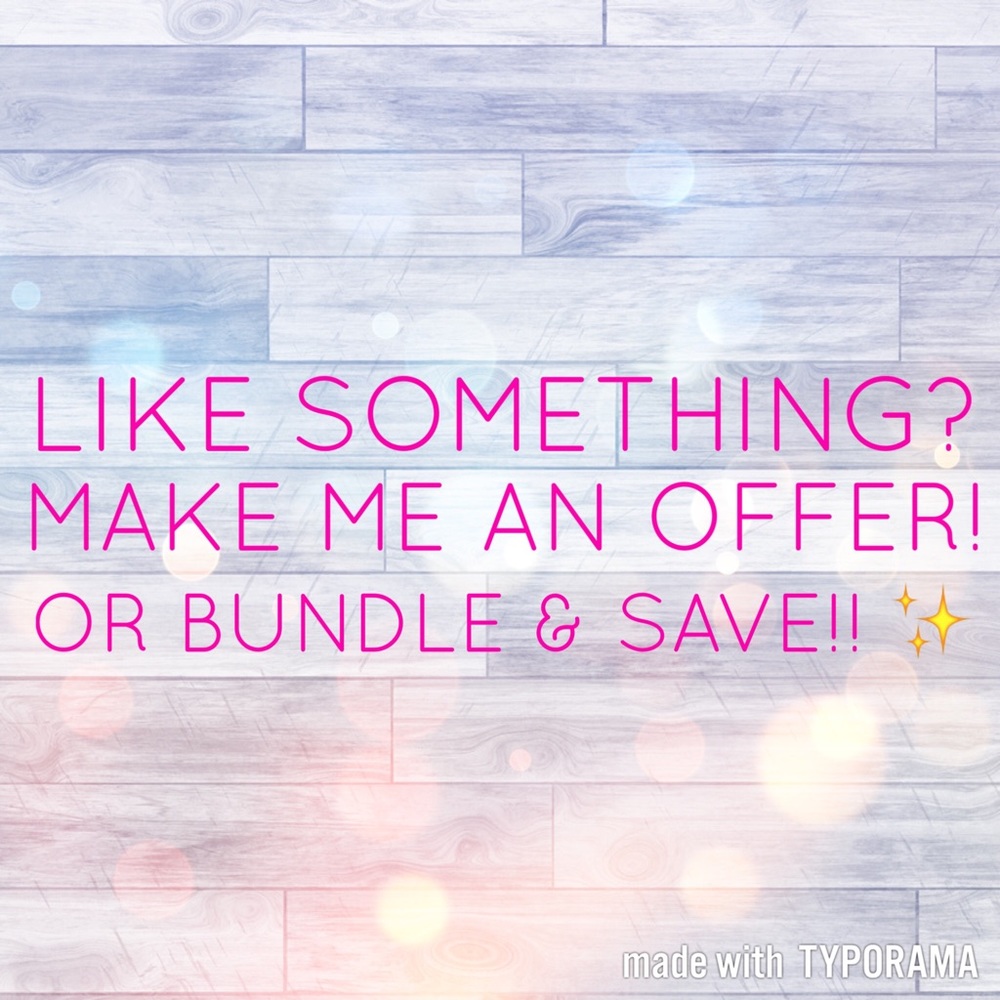 ✨Make me an offer! Or Bundle & Save! 💲👜👗💕