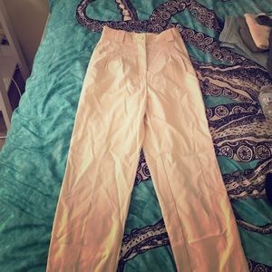 American Apparel Pleated High Waist Pants