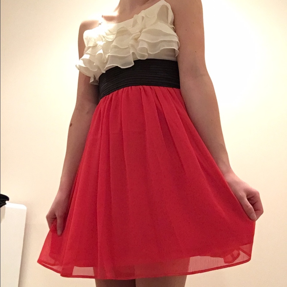 Nice dress with ruffles
