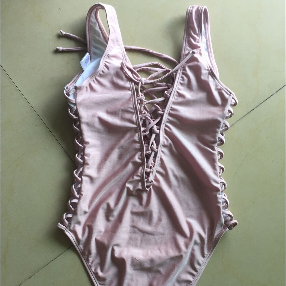 One piece monokini bathing suits 👙 dress 👗