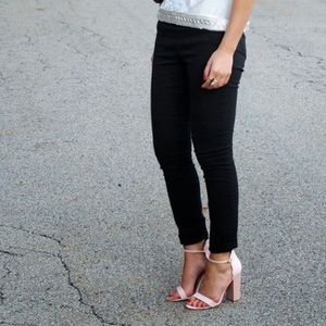 J Crew Black Minnie Ankle Crop Pants 8