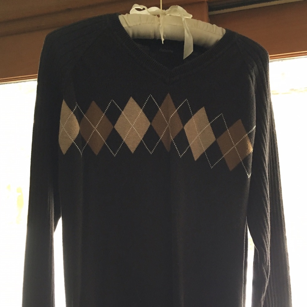 Brown cardigan