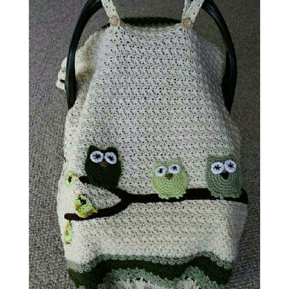 Crochet Car seat Covering