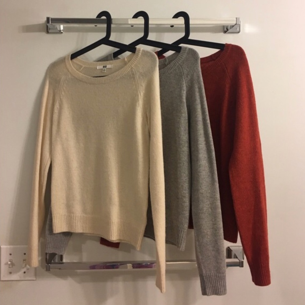 ❤SOLD❤ Uniqlo Lambswool & Alpaca Blend Sweaters