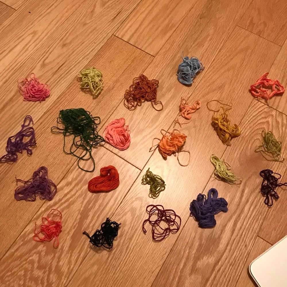 Friendship bracelet thread yarn
