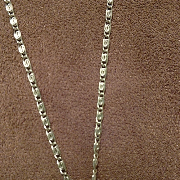 Owl glass cabochon pendant necklace - Picture 4 of 4