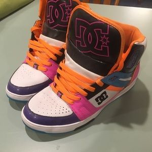 Neon DC Skater Shoes