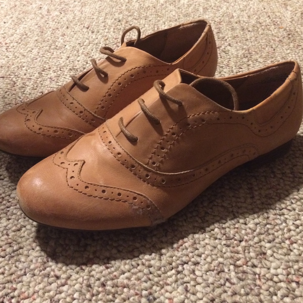 Brown oxfords