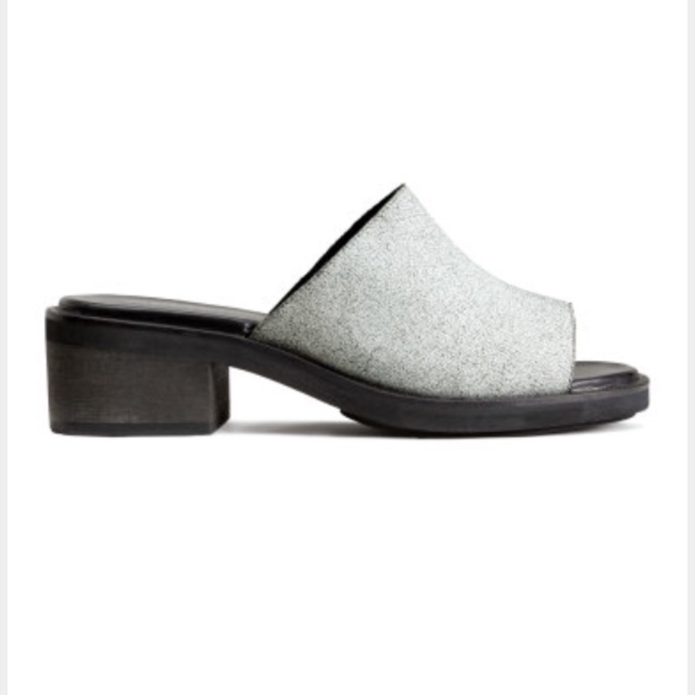 Premium Leather mules heeled/ platform