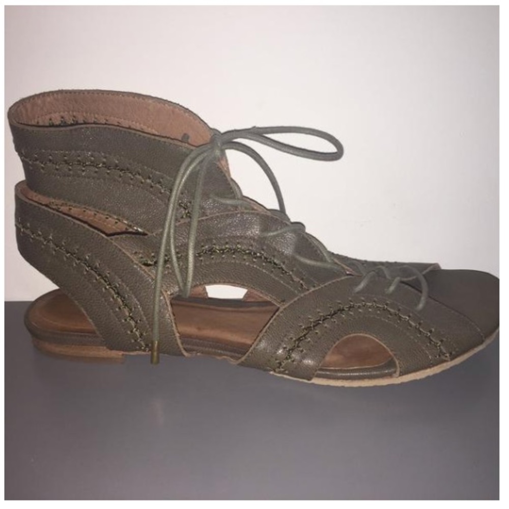 JOIE- LACE UP SANDALS