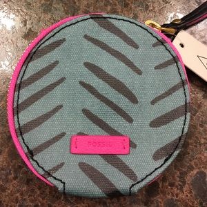 Fossil Zip Coin! Herringbone!