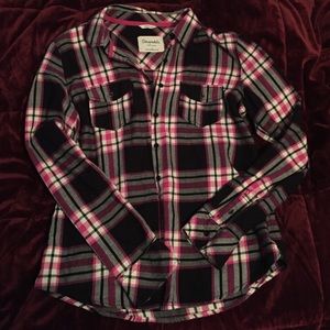 Plaid Aeropostale button up