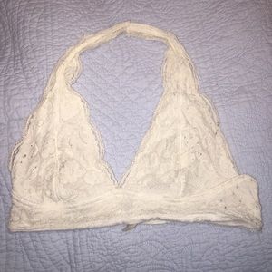 White lace Halter Bralette (Urban Outfitters)