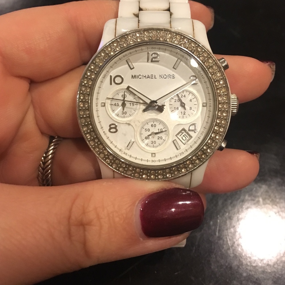Michael Kors White Ceramic Watch