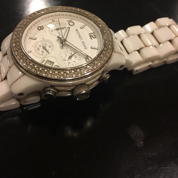 Michael Kors White Ceramic Watch