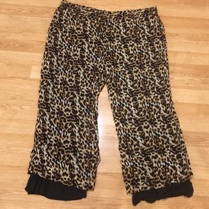 Animal Print Pants