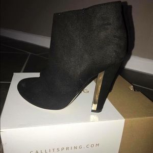 Black high heels
